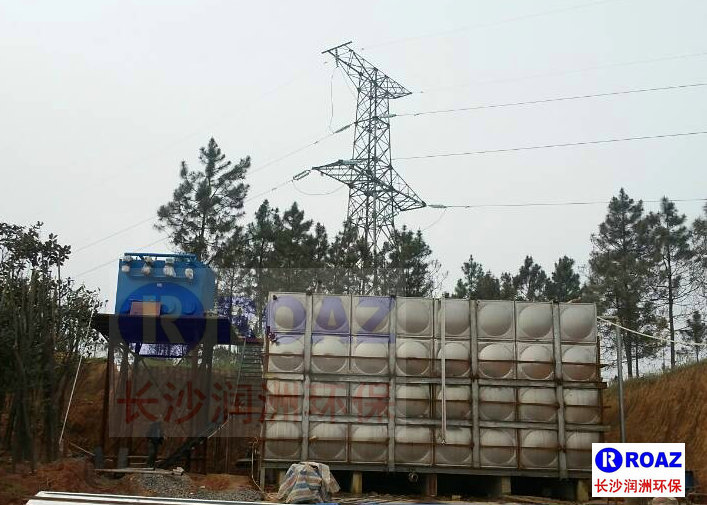 一體化凈水設(shè)備在水泥廠投入使用！